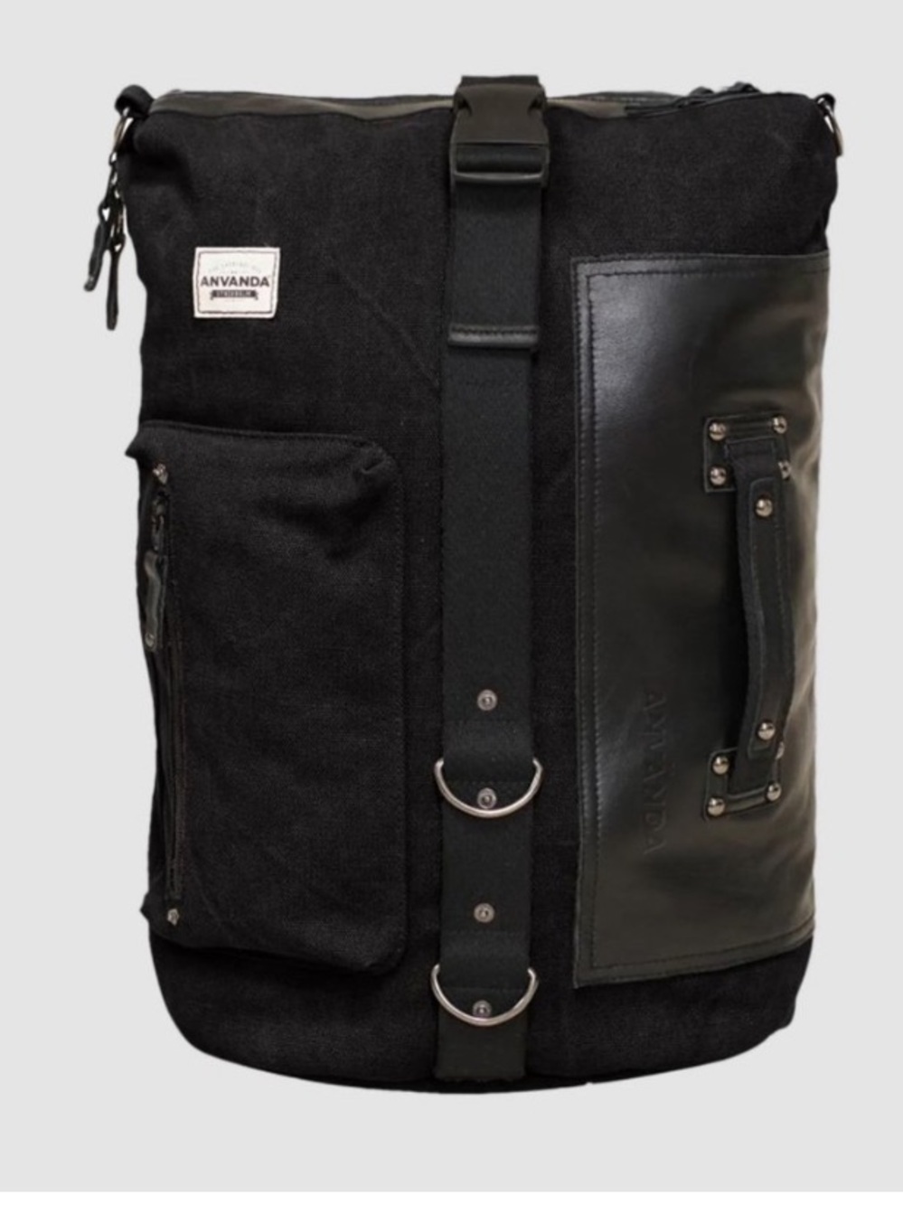 ANVANDA ‘A Great F*ucking Bag V1 Stockholm Sweden Använda NWT Black Leather